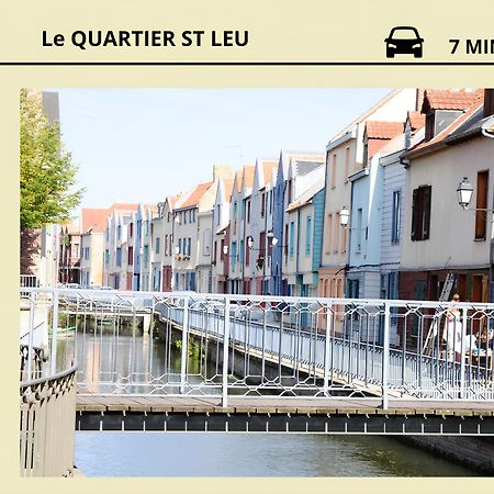 Studio Miraumont, Stationnement Gratuit, 5Min Gare Apartment Amiens Luaran gambar
